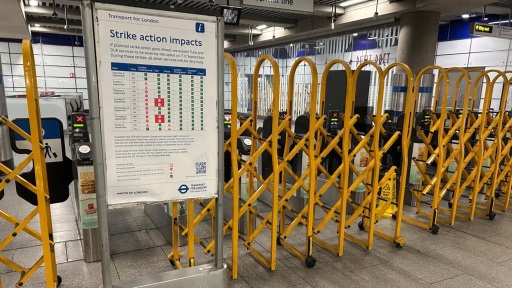 London Underground Set for Disruption as Tube Strike Looms