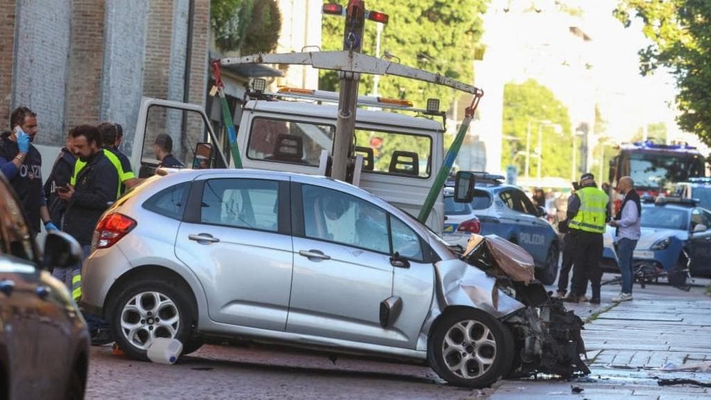 Chaos in Italy: Driver Ploughs into Crowd, Eight Injured